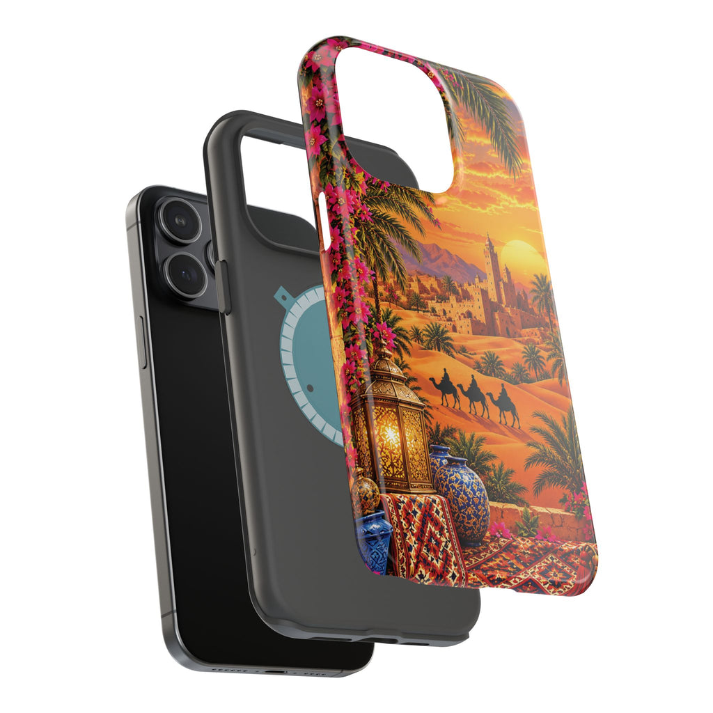 Sahara Heritage — Magnetic Impact-Resistant iPhone Cover