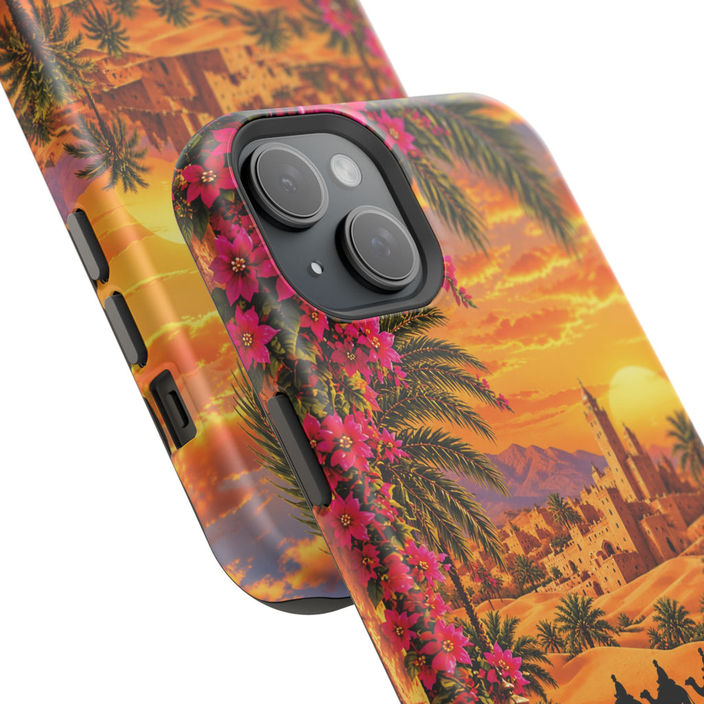 Sahara Heritage — Magnetic Impact-Resistant iPhone Cover