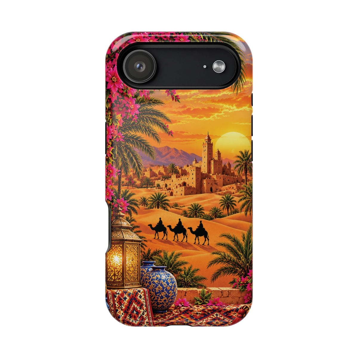 Sahara Heritage — Magnetic Impact-Resistant iPhone Cover
