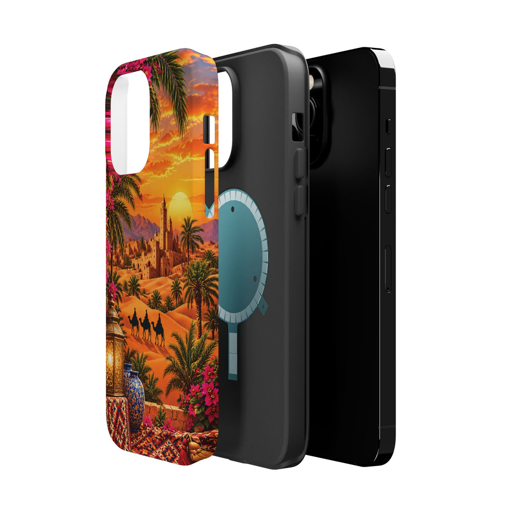 Sahara Heritage — Magnetic Impact-Resistant iPhone Cover