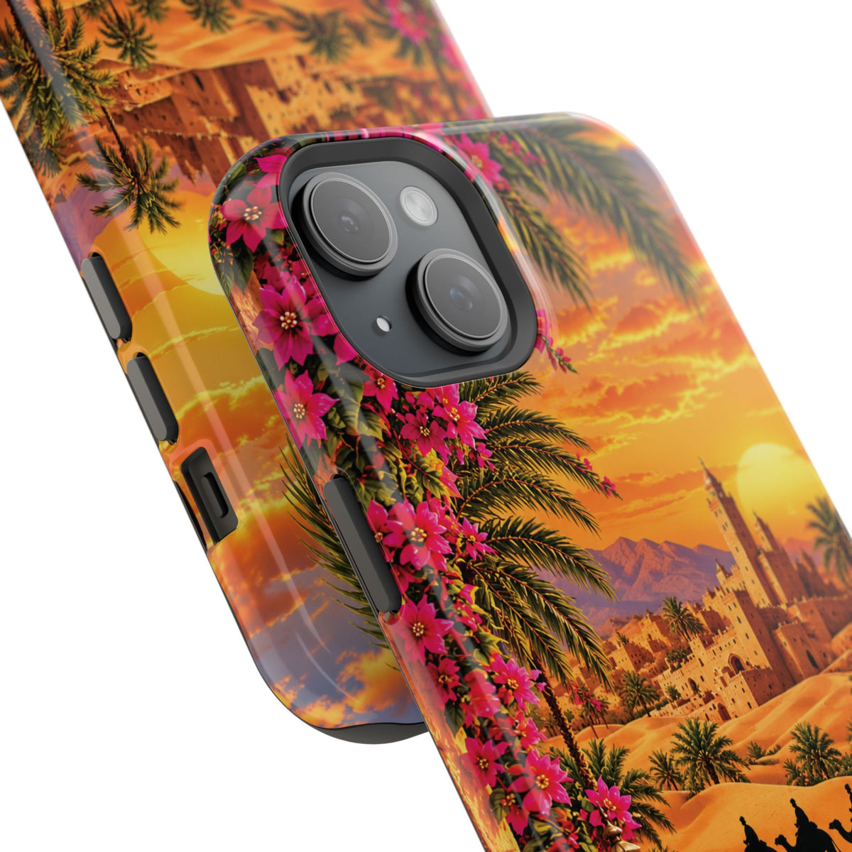 Sahara Heritage — Magnetic Impact-Resistant iPhone Cover