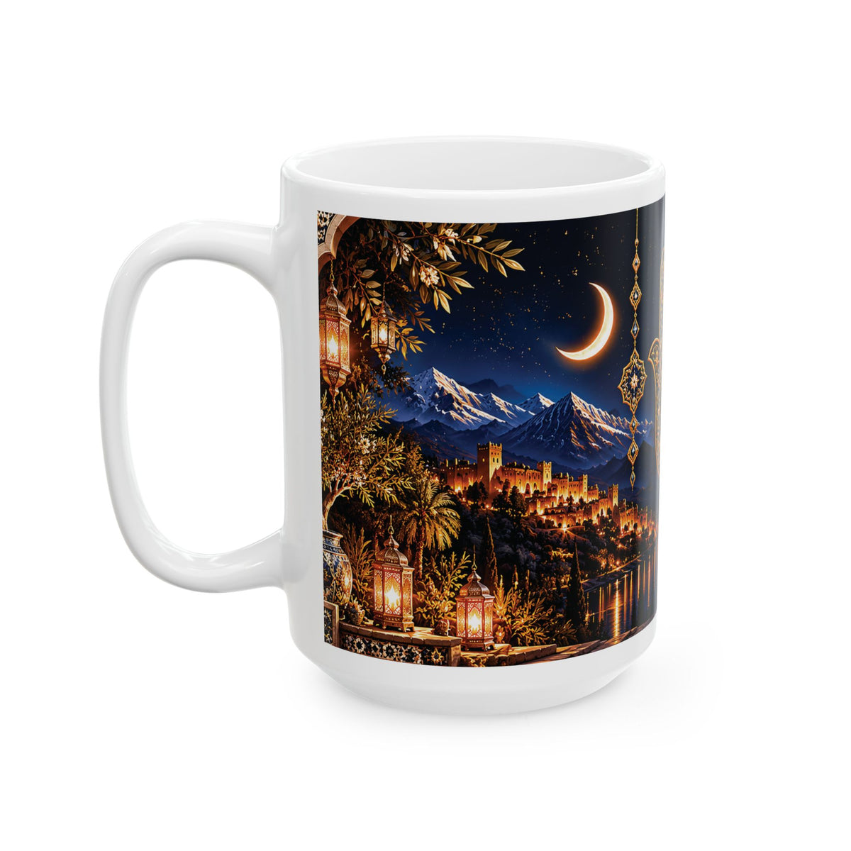 Moroccan Atlas Night Khmisa Mug | NOOR SULTAN
