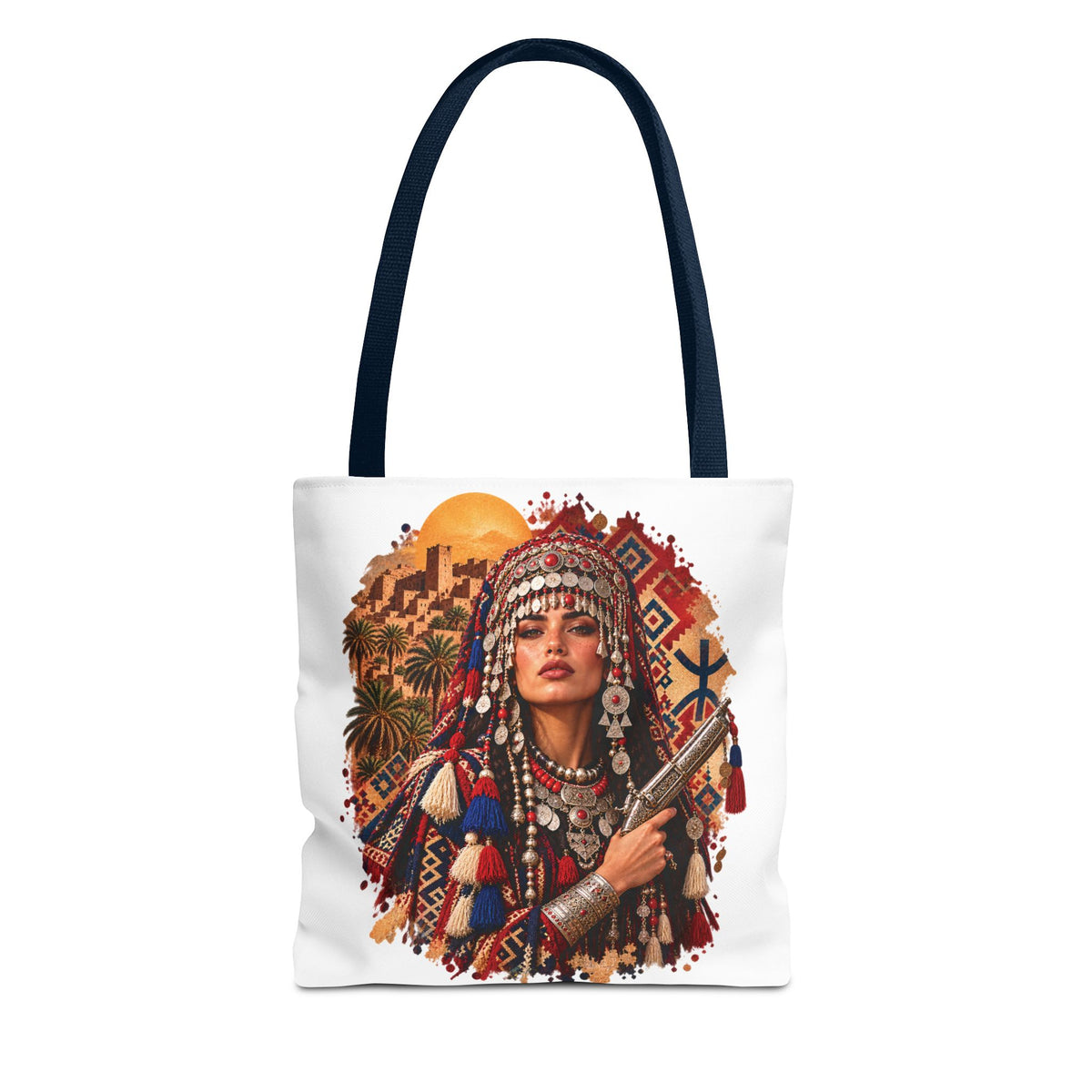 Berber Warrior Tote Bag (AOP)