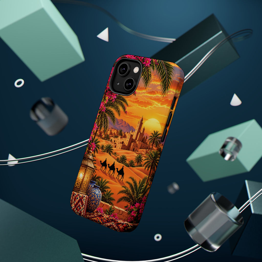 Sahara Heritage — Magnetic Impact-Resistant iPhone Cover