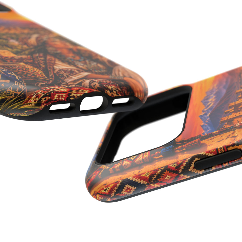 Amazigh Warrior Woman Heritage — Magnetic Impact-Resistant iPhone Cover