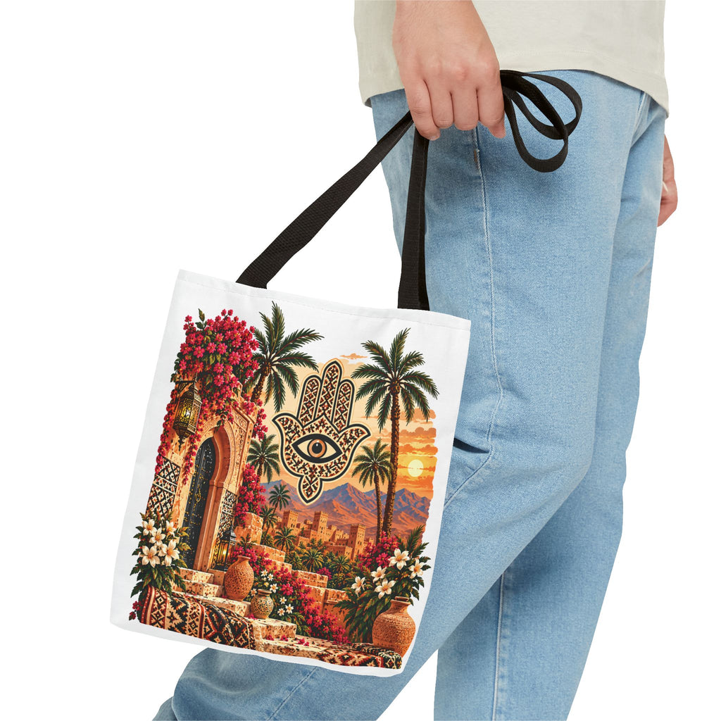 NOOR SULTAN | Golden Oasis Heritage Tote Bag