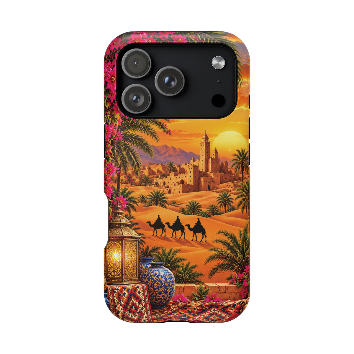 Sahara Heritage — Magnetic Impact-Resistant iPhone Cover
