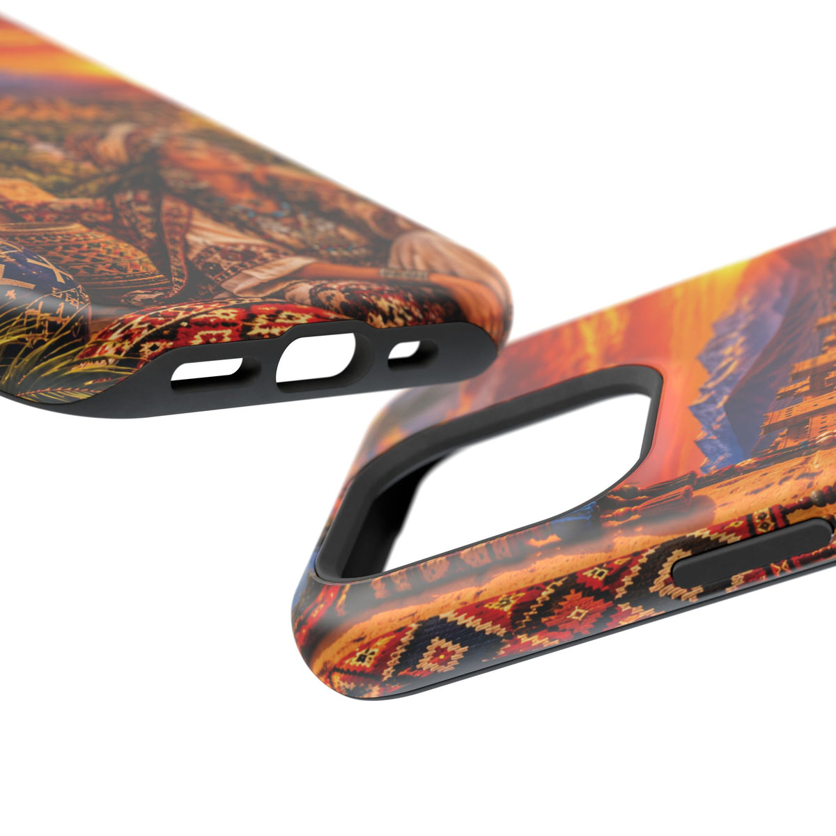 Amazigh Warrior Woman Heritage — Magnetic Impact-Resistant iPhone Cover