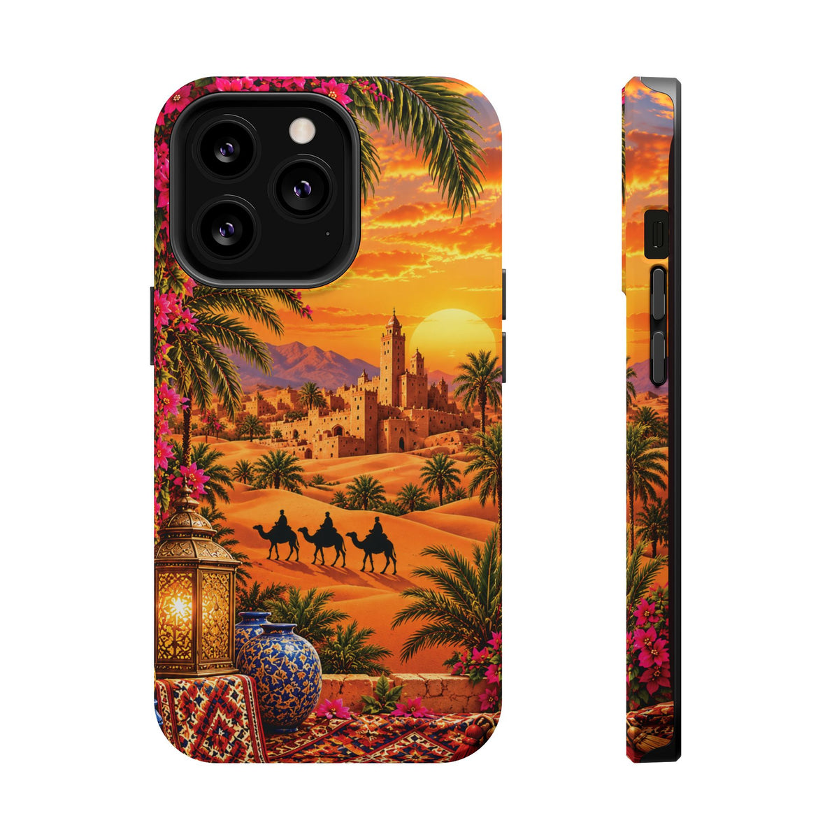 Sahara Heritage — Magnetic Impact-Resistant iPhone Cover