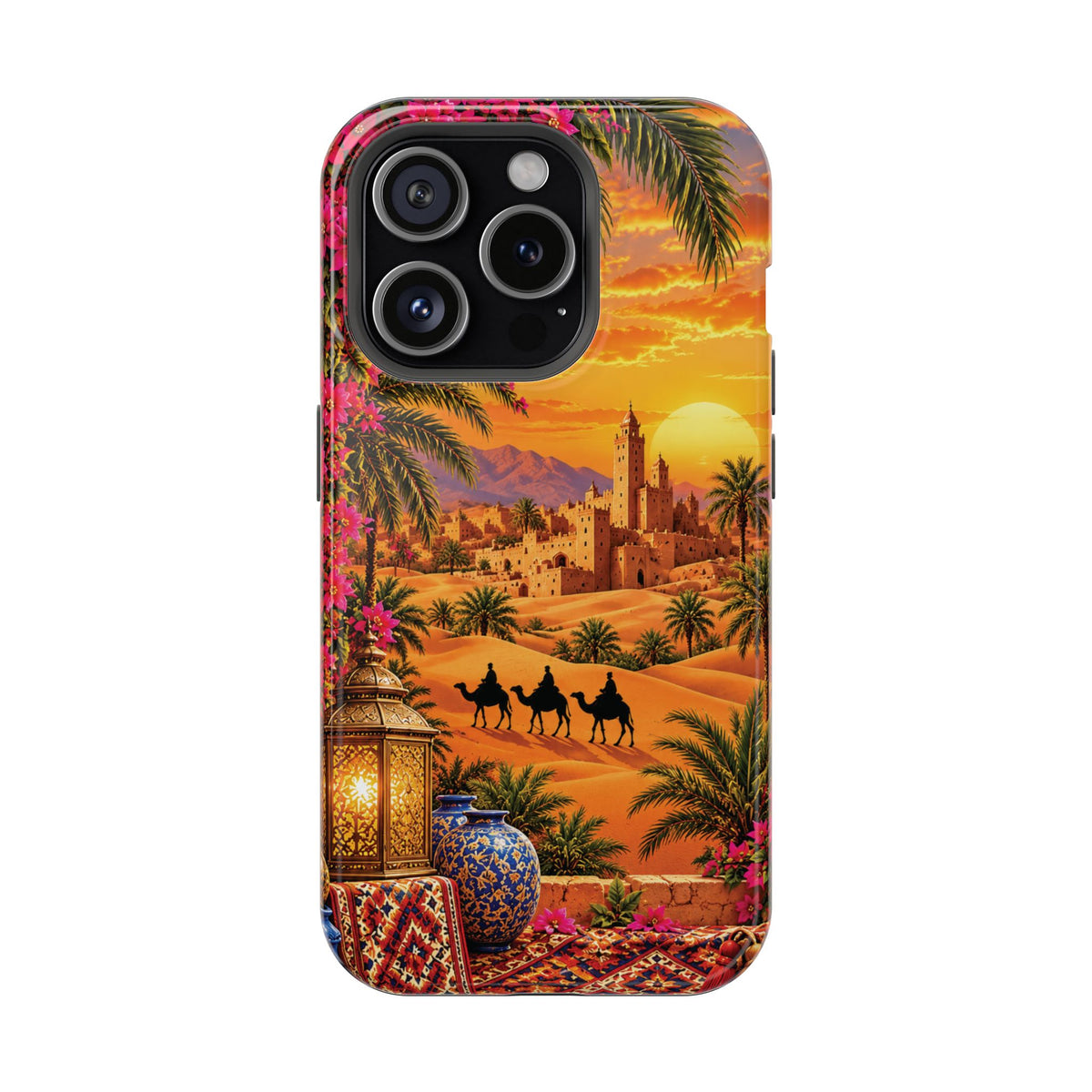 Sahara Heritage — Magnetic Impact-Resistant iPhone Cover