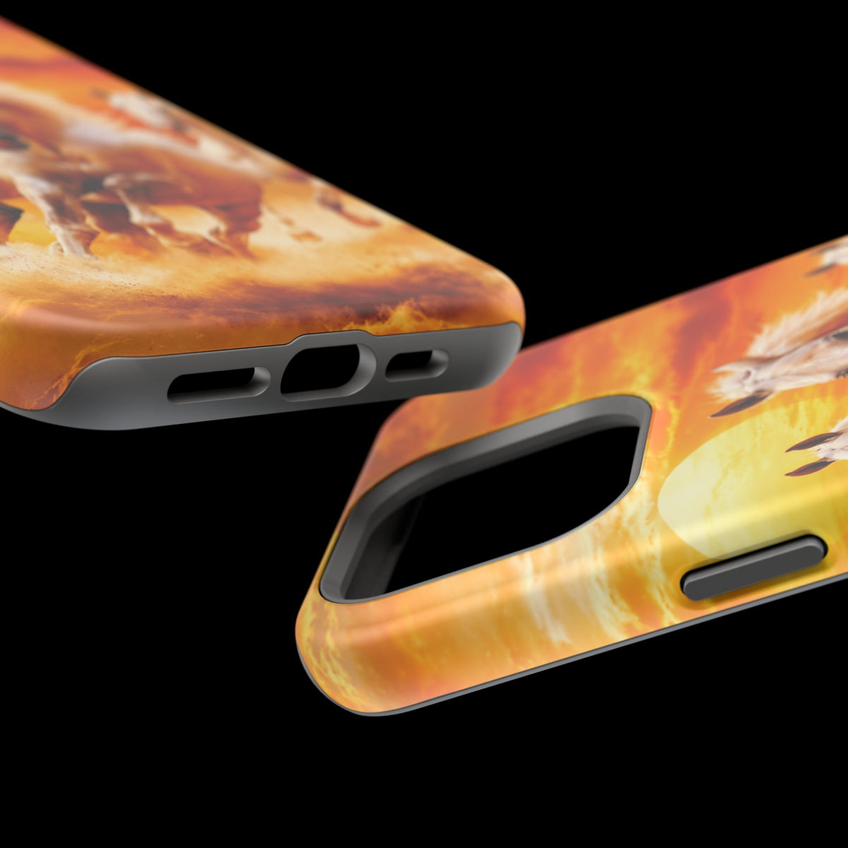 Atlas Horses - Moroccan Sunset — Magnetic Impact-Resistant iPhone Cover