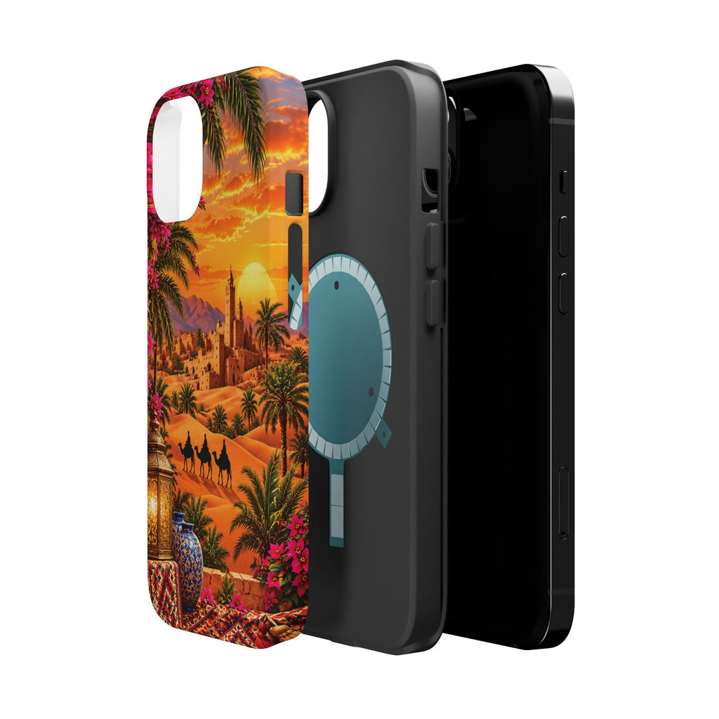 Sahara Heritage — Magnetic Impact-Resistant iPhone Cover