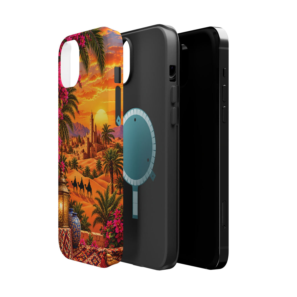 Sahara Heritage — Magnetic Impact-Resistant iPhone Cover
