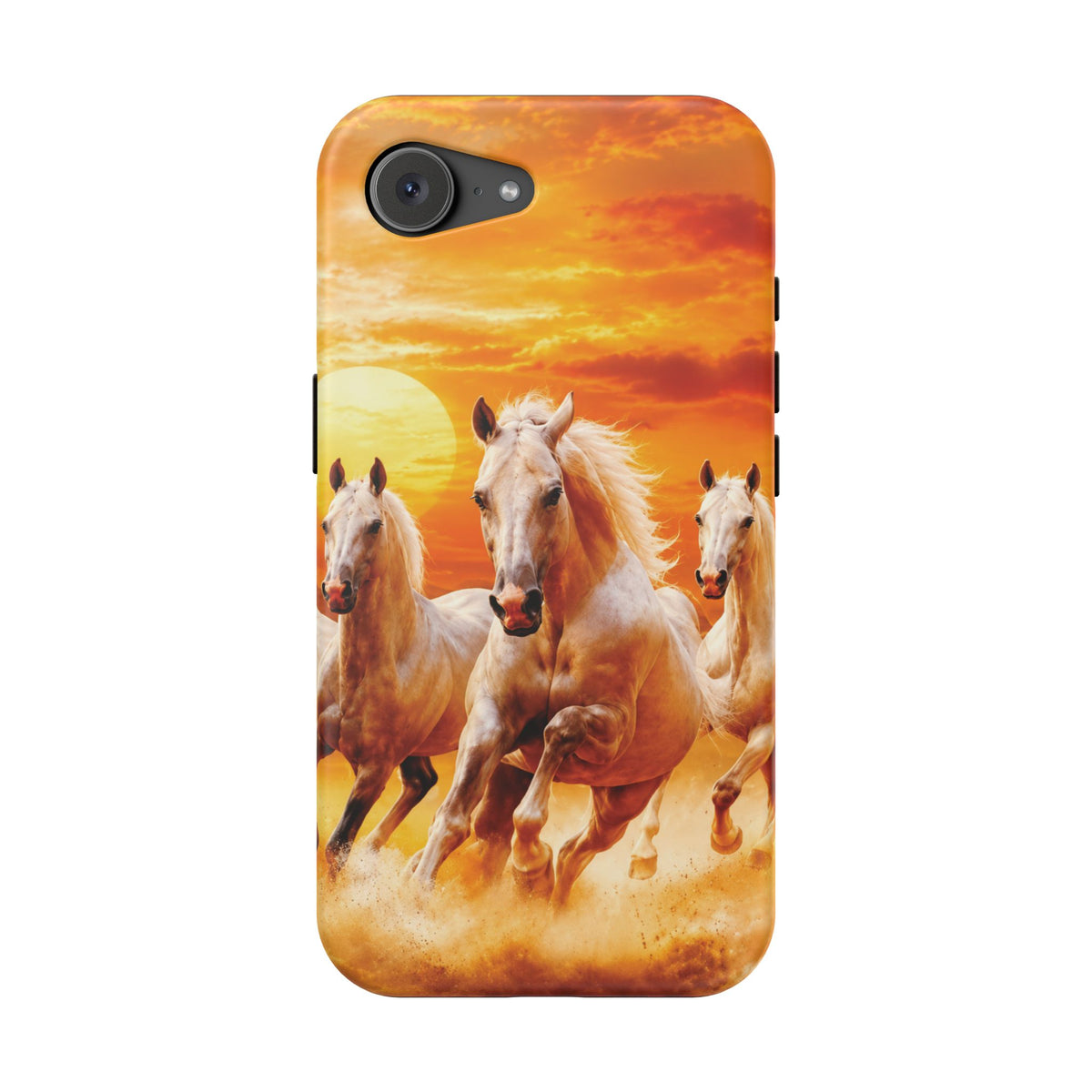 Atlas Horses - Moroccan Sunset — Magnetic Impact-Resistant iPhone Cover