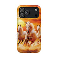 Atlas Horses - Moroccan Sunset — Magnetic Impact-Resistant iPhone Cover