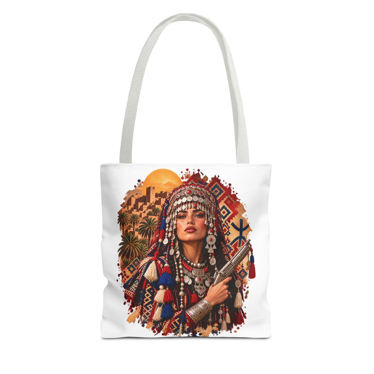 Berber Warrior Tote Bag (AOP)