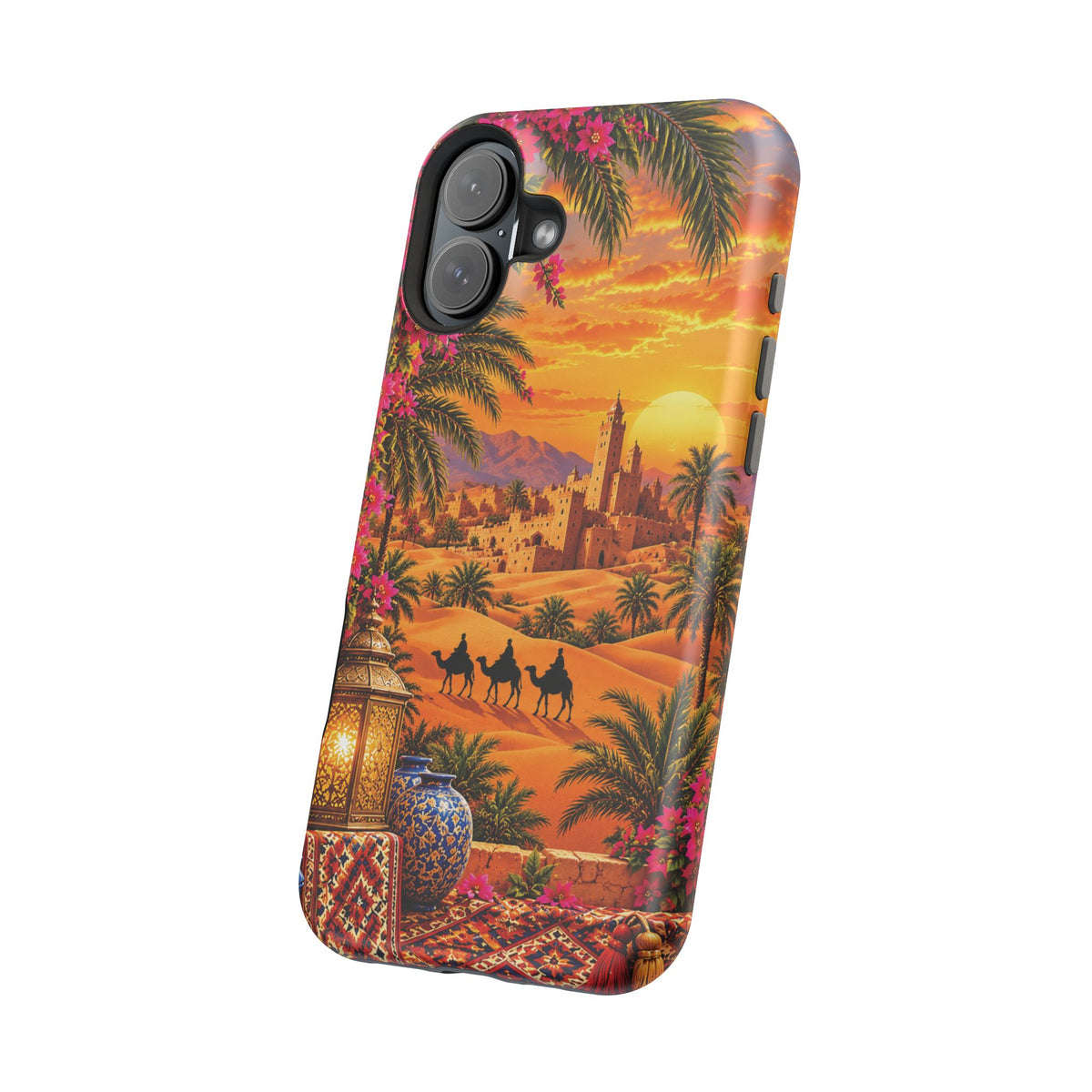 Sahara Heritage — Magnetic Impact-Resistant iPhone Cover