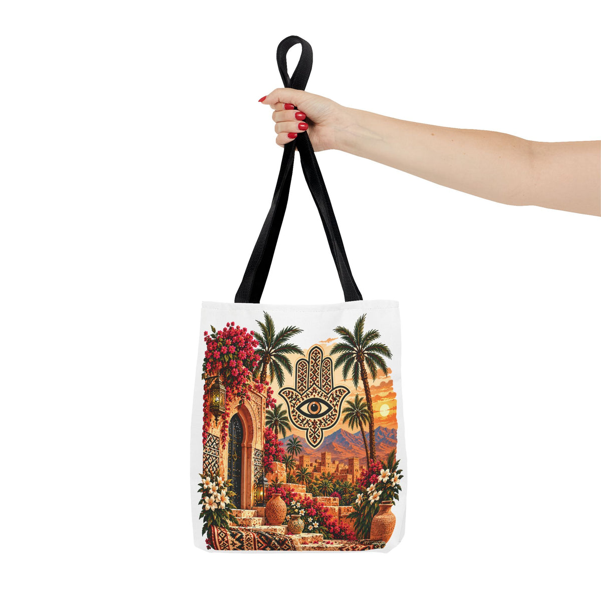 NOOR SULTAN | Golden Oasis Heritage Tote Bag
