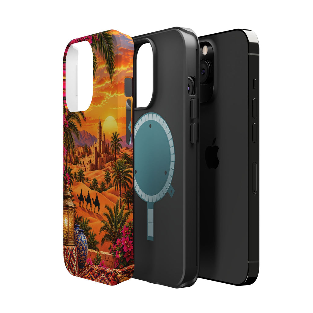 Sahara Heritage — Magnetic Impact-Resistant iPhone Cover