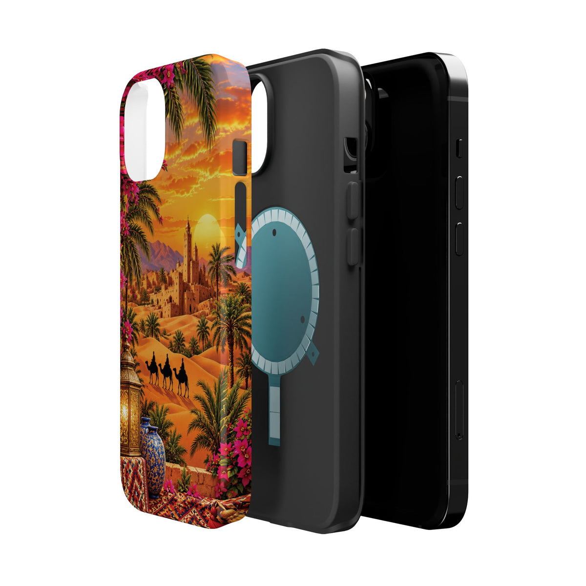 Sahara Heritage — Magnetic Impact-Resistant iPhone Cover