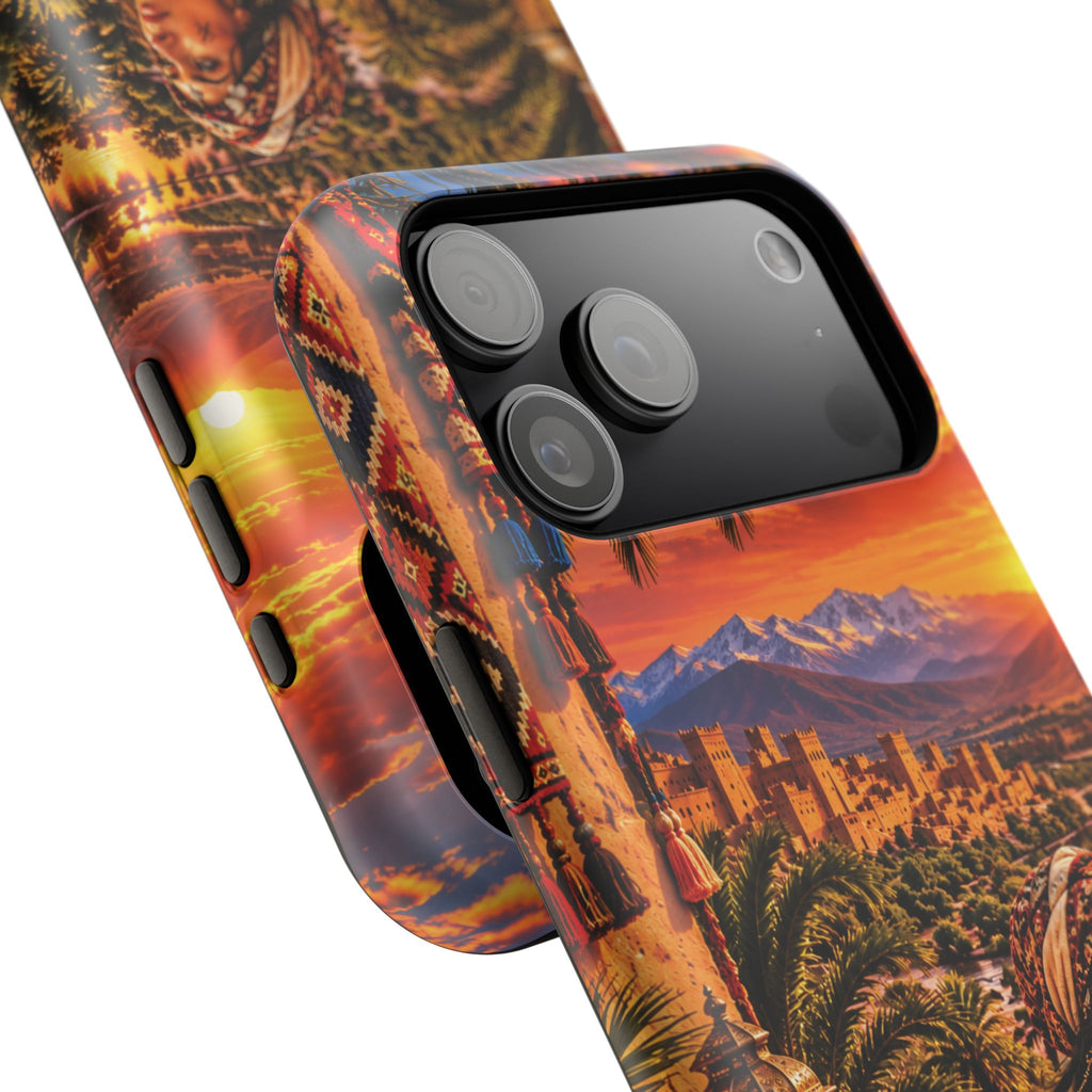 Amazigh Warrior Woman Heritage — Magnetic Impact-Resistant iPhone Cover