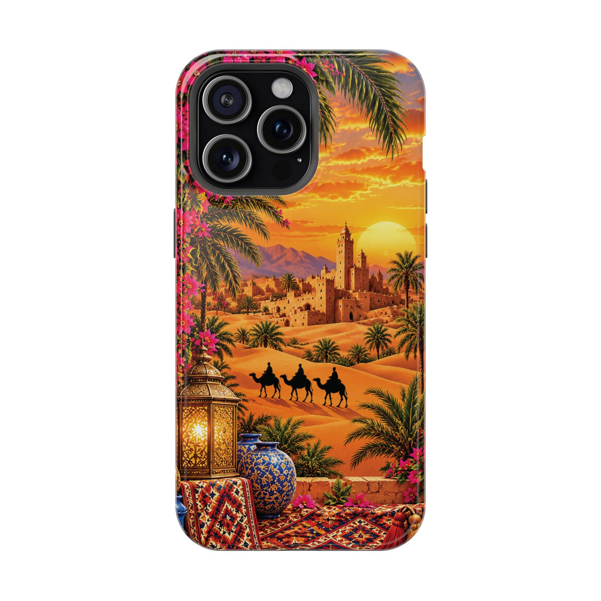 Sahara Heritage — Magnetic Impact-Resistant iPhone Cover