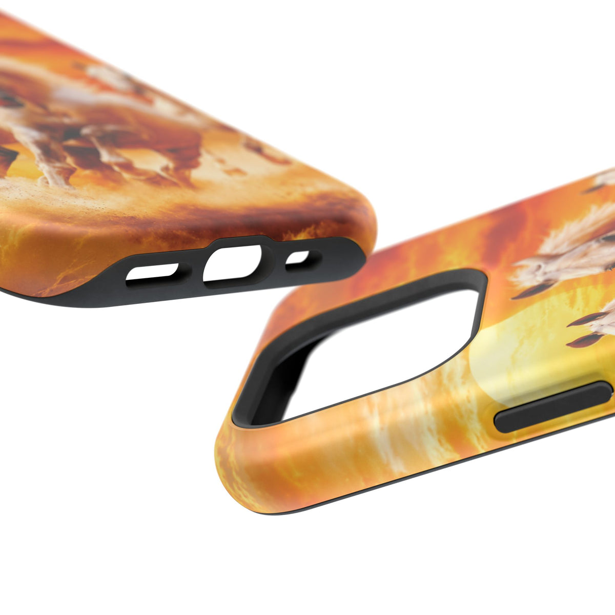 Atlas Horses - Moroccan Sunset — Magnetic Impact-Resistant iPhone Cover