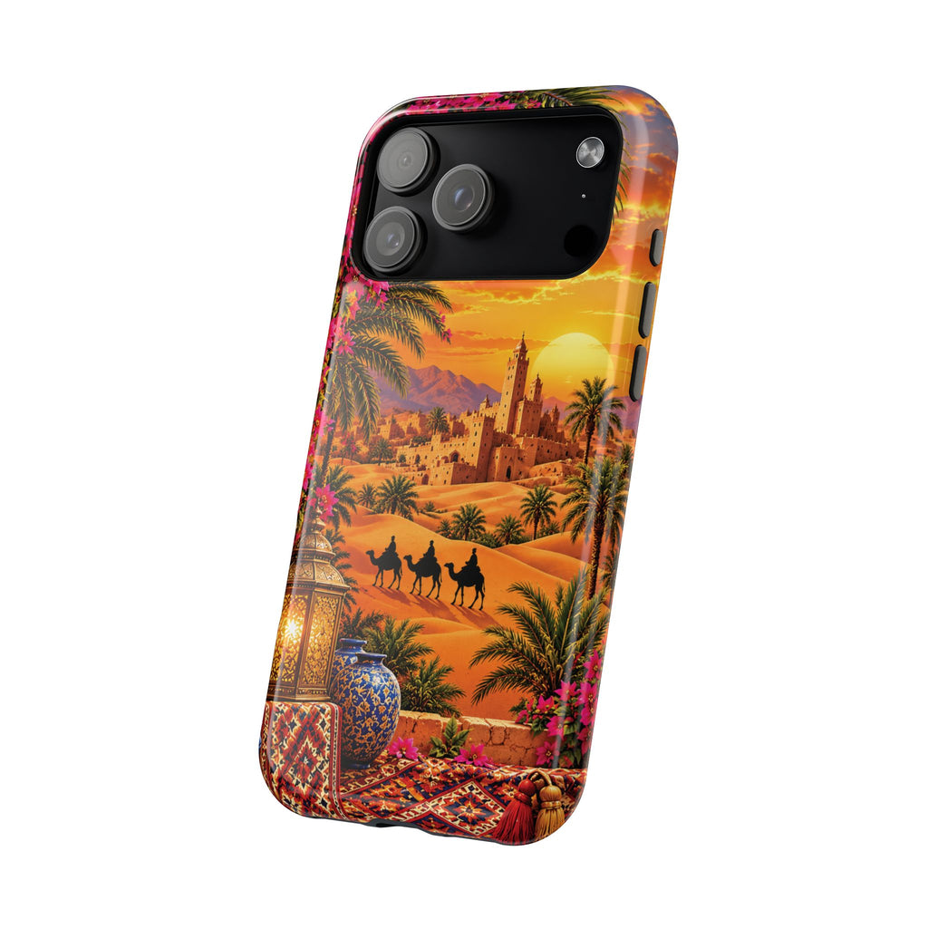 Sahara Heritage — Magnetic Impact-Resistant iPhone Cover