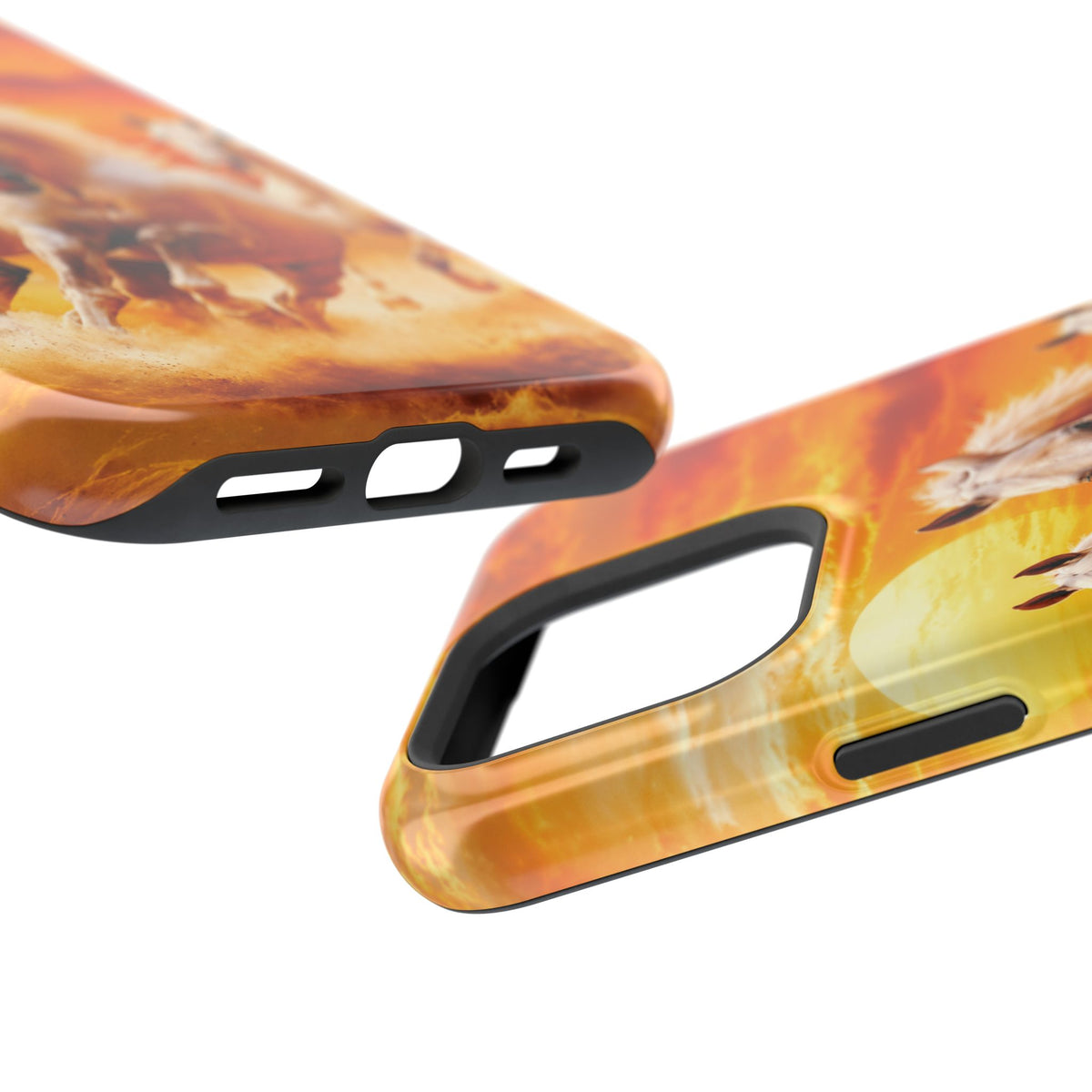 Atlas Horses - Moroccan Sunset — Magnetic Impact-Resistant iPhone Cover