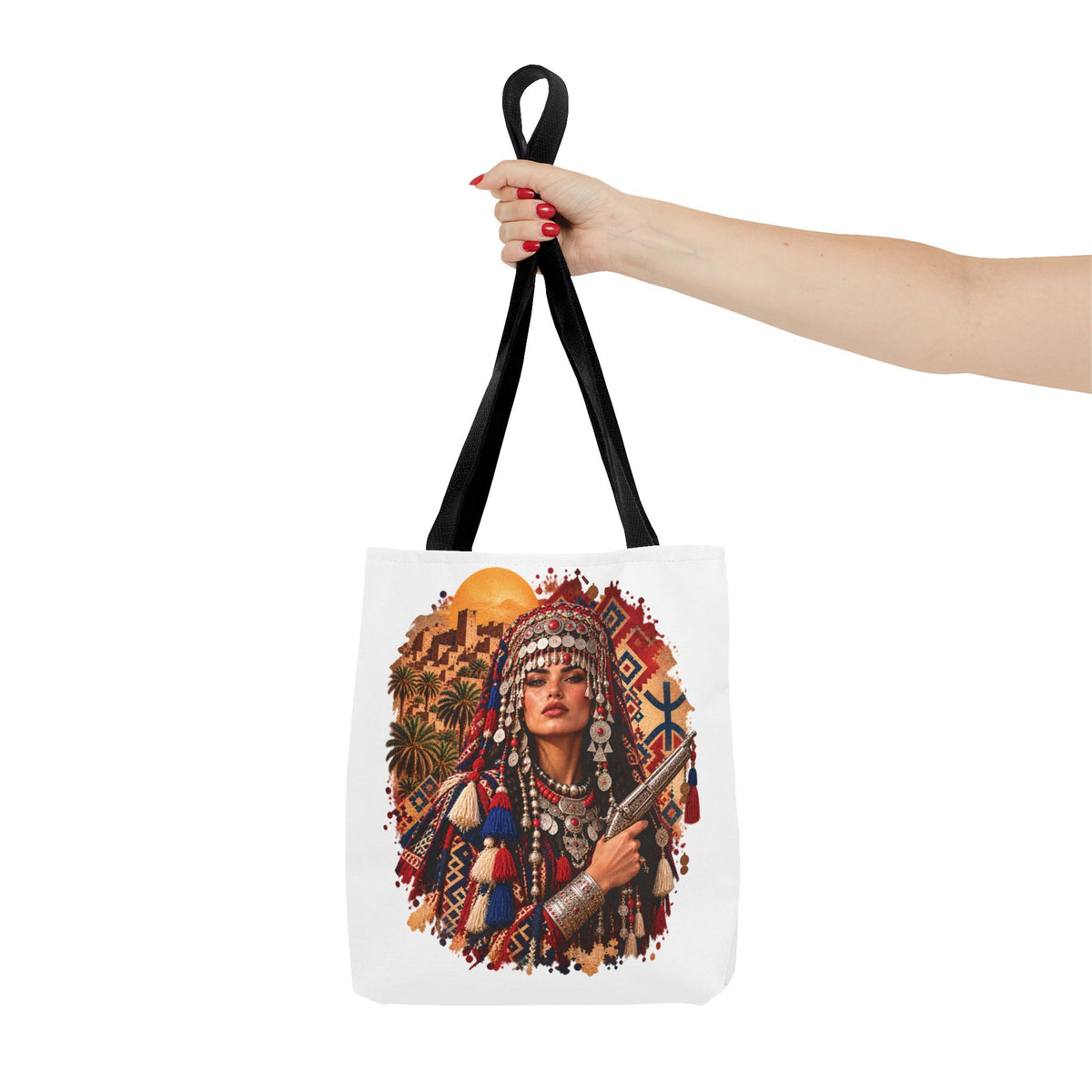 Berber Warrior Tote Bag (AOP)