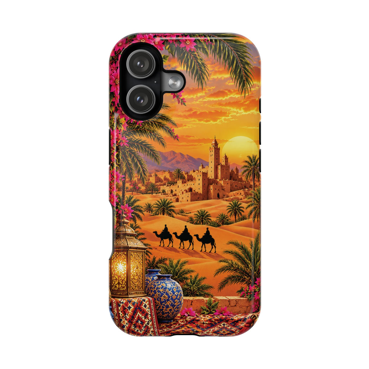 Sahara Heritage — Magnetic Impact-Resistant iPhone Cover