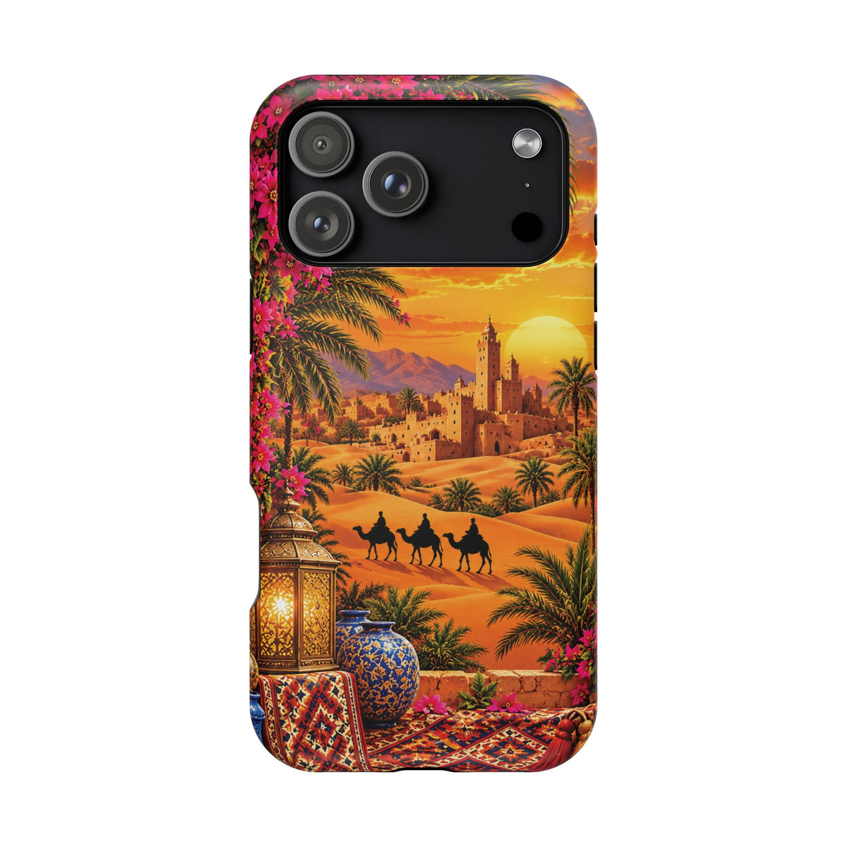 Sahara Heritage — Magnetic Impact-Resistant iPhone Cover
