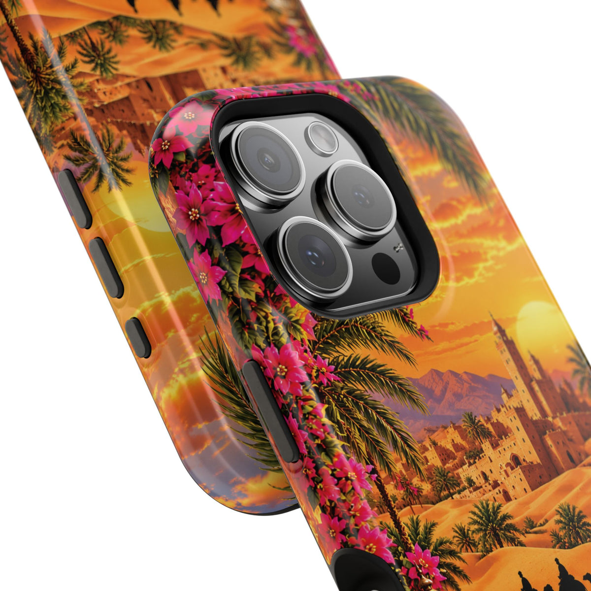 Sahara Heritage — Magnetic Impact-Resistant iPhone Cover
