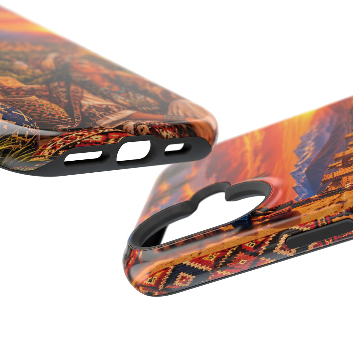 Amazigh Warrior Woman Heritage — Magnetic Impact-Resistant iPhone Cover