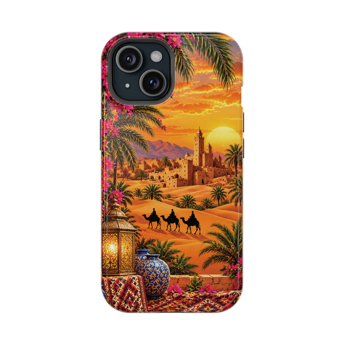 Sahara Heritage — Magnetic Impact-Resistant iPhone Cover