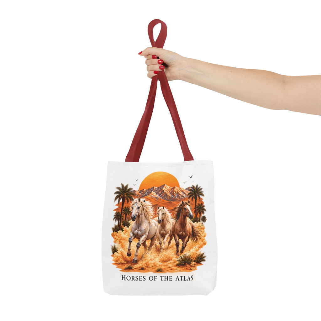 Horses of Atlas Tote Bag (AOP)