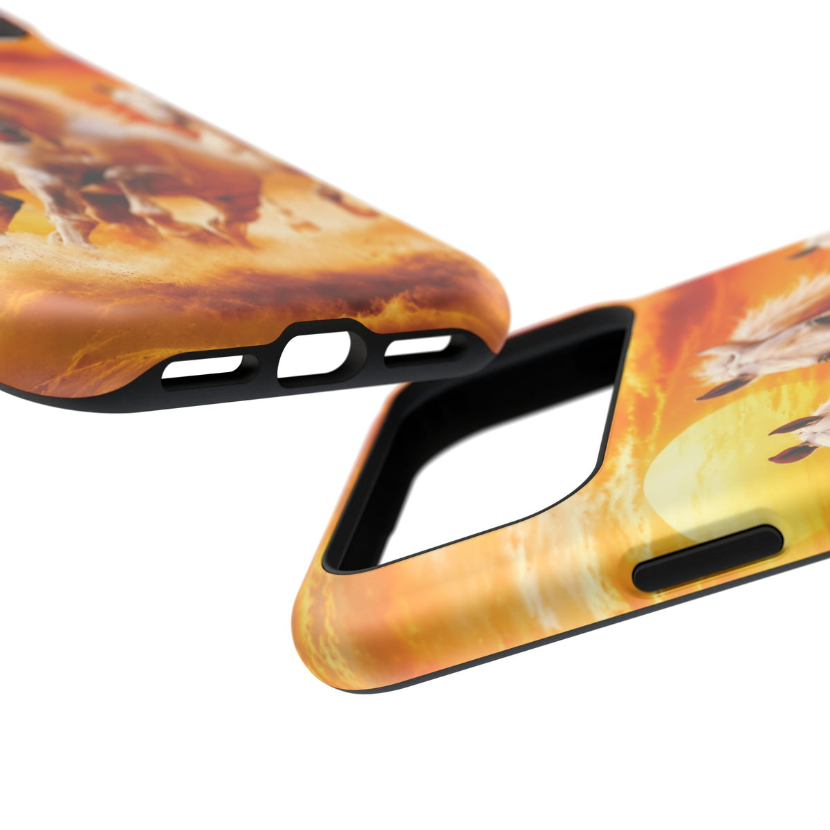 Atlas Horses - Moroccan Sunset — Magnetic Impact-Resistant iPhone Cover