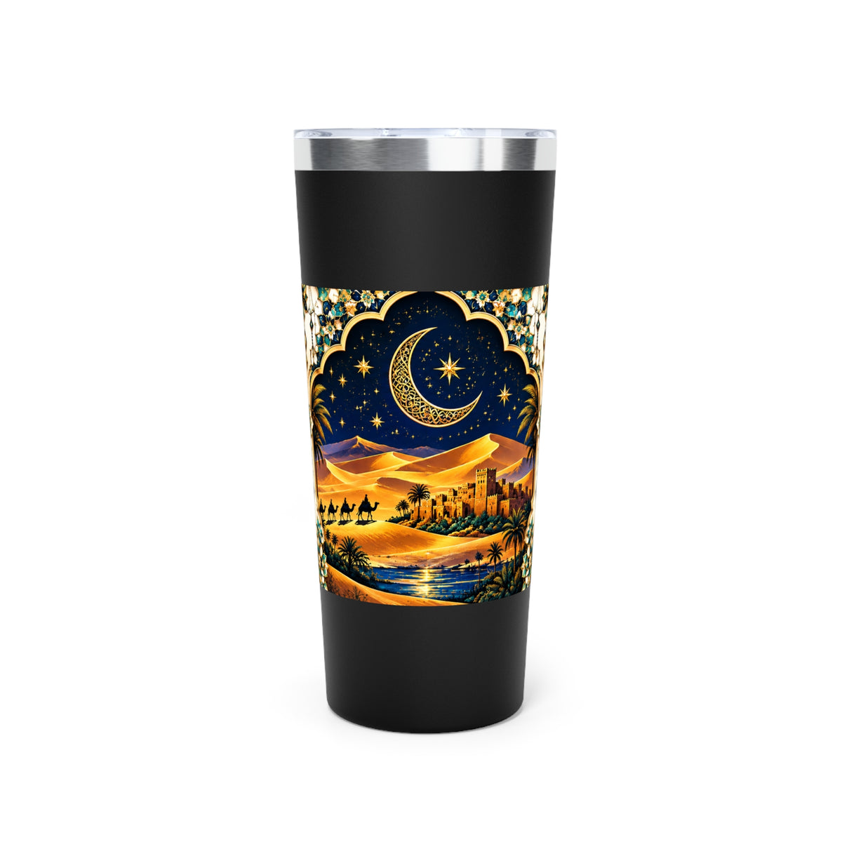 Sahara Nights Moroccan Tumbler – 22oz Insulated Travel Cup | NOOR SULTAN