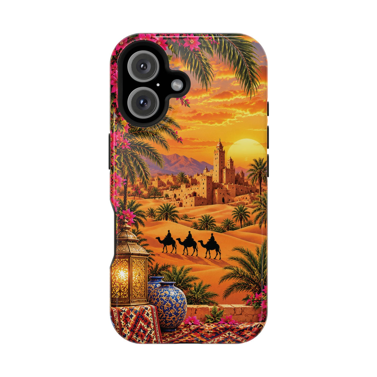 Sahara Heritage — Magnetic Impact-Resistant iPhone Cover
