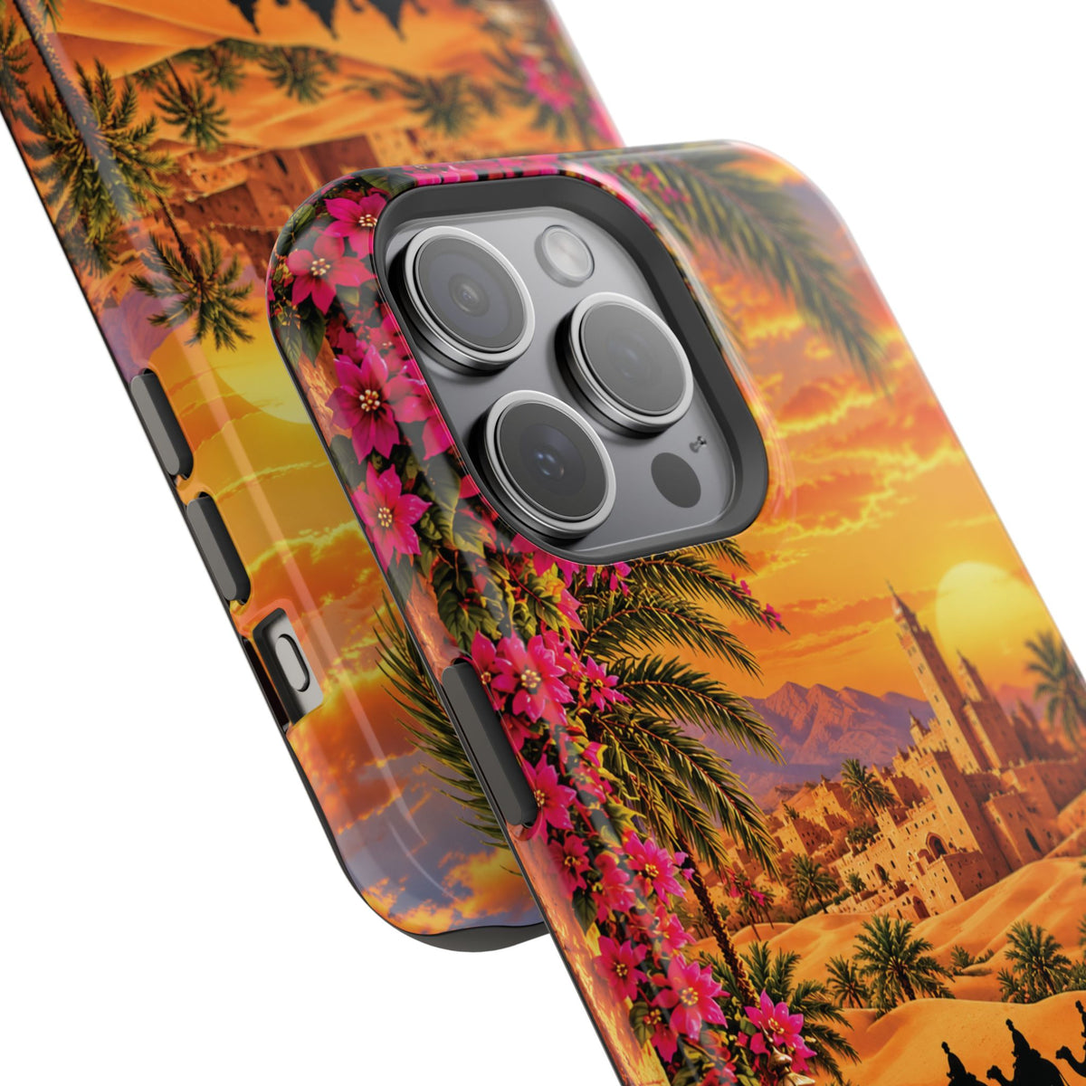 Sahara Heritage — Magnetic Impact-Resistant iPhone Cover