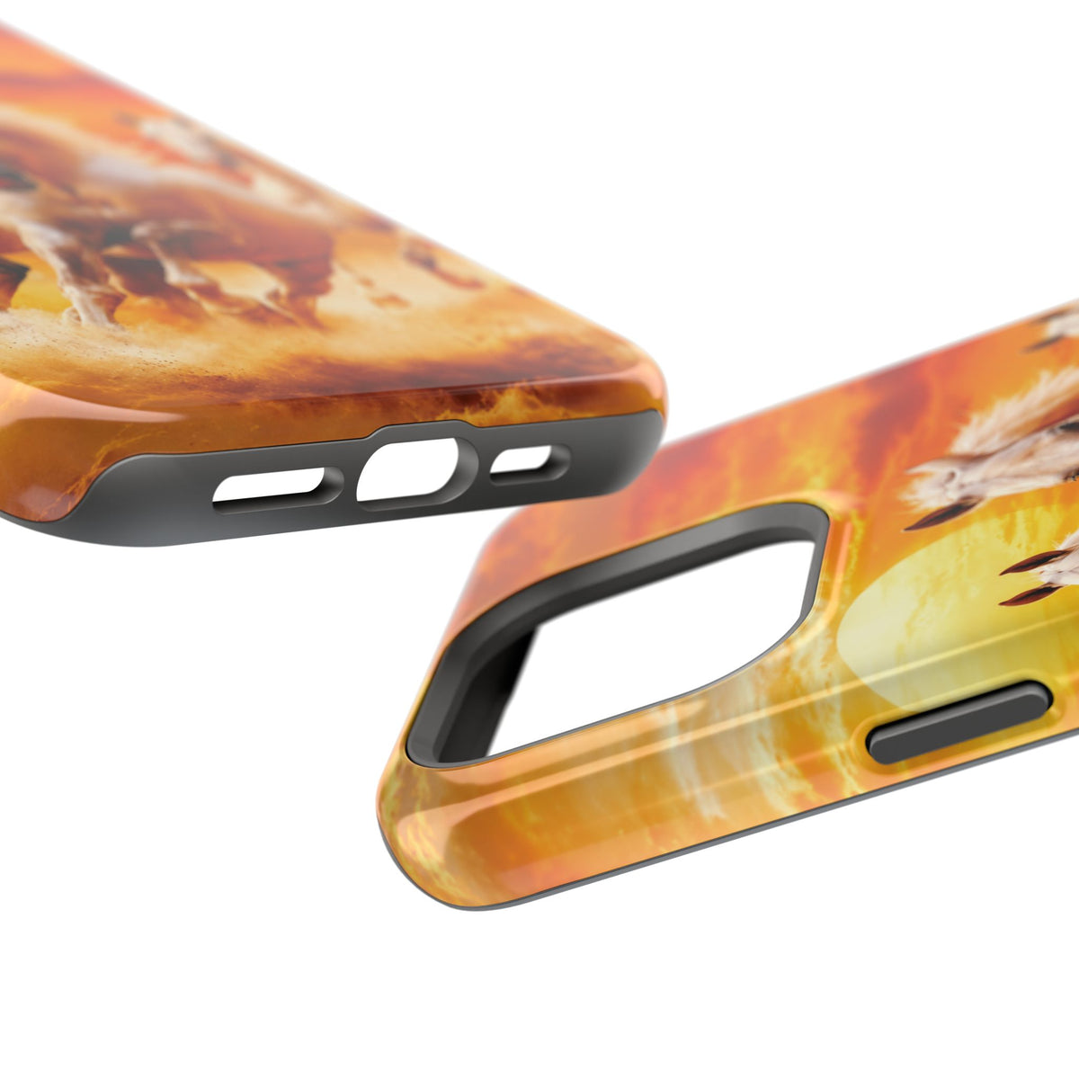 Atlas Horses - Moroccan Sunset — Magnetic Impact-Resistant iPhone Cover