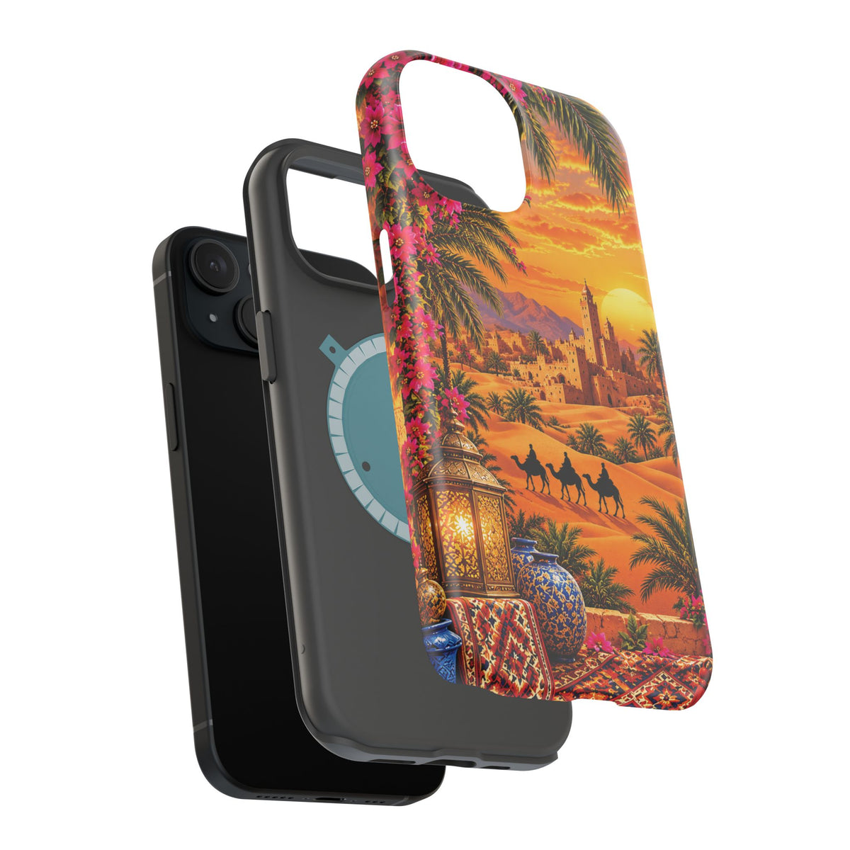 Sahara Heritage — Magnetic Impact-Resistant iPhone Cover