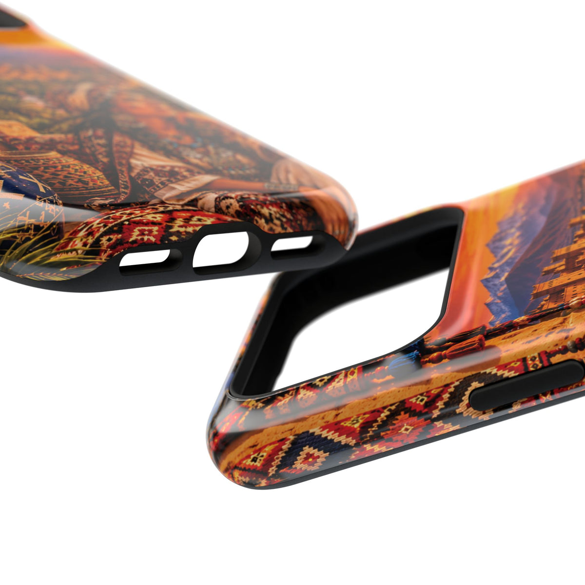 Amazigh Warrior Woman Heritage — Magnetic Impact-Resistant iPhone Cover