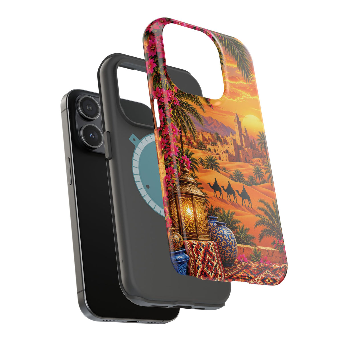 Sahara Heritage — Magnetic Impact-Resistant iPhone Cover