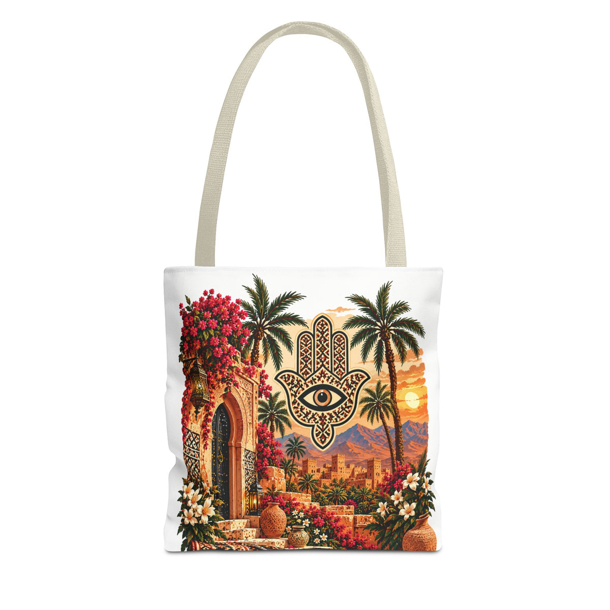 NOOR SULTAN | Golden Oasis Heritage Tote Bag
