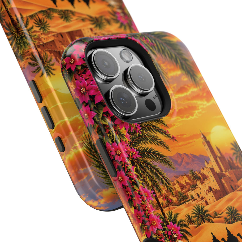 Sahara Heritage — Magnetic Impact-Resistant iPhone Cover