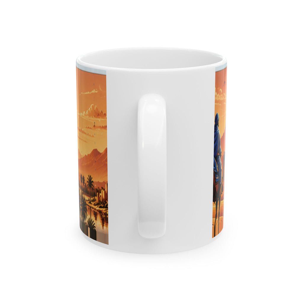 Moroccan Sahara Sunset Mug – Atlas Mountains & Khmisa | NOOR SULTAN