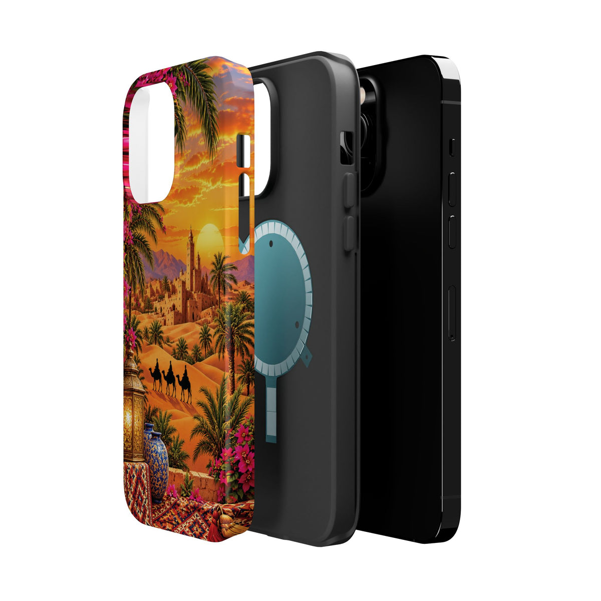Sahara Heritage — Magnetic Impact-Resistant iPhone Cover