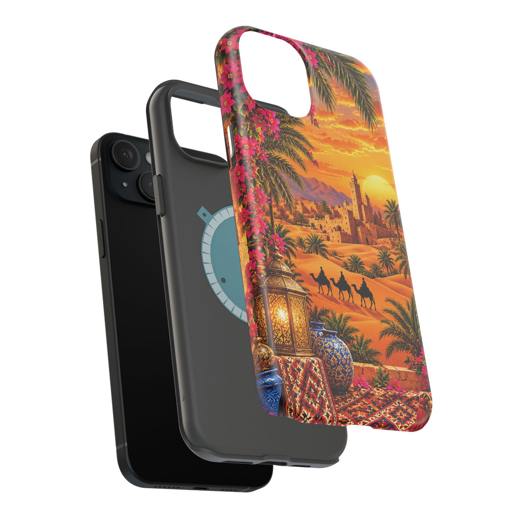 Sahara Heritage — Magnetic Impact-Resistant iPhone Cover