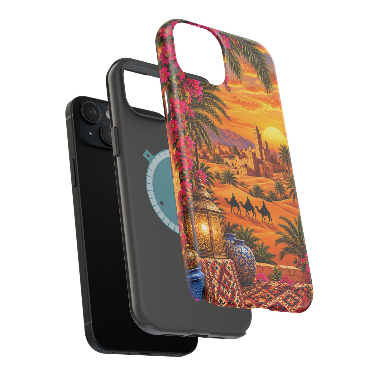 Sahara Heritage — Magnetic Impact-Resistant iPhone Cover
